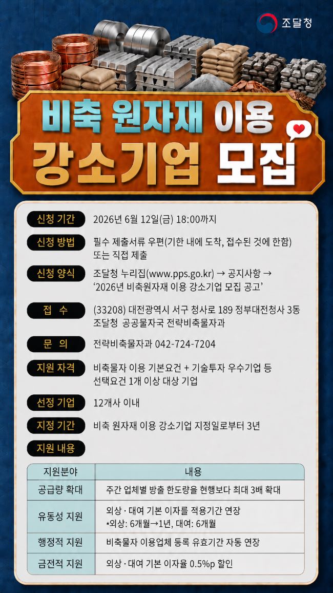 26년비축 원자재 이용 강소기업 모집_수정