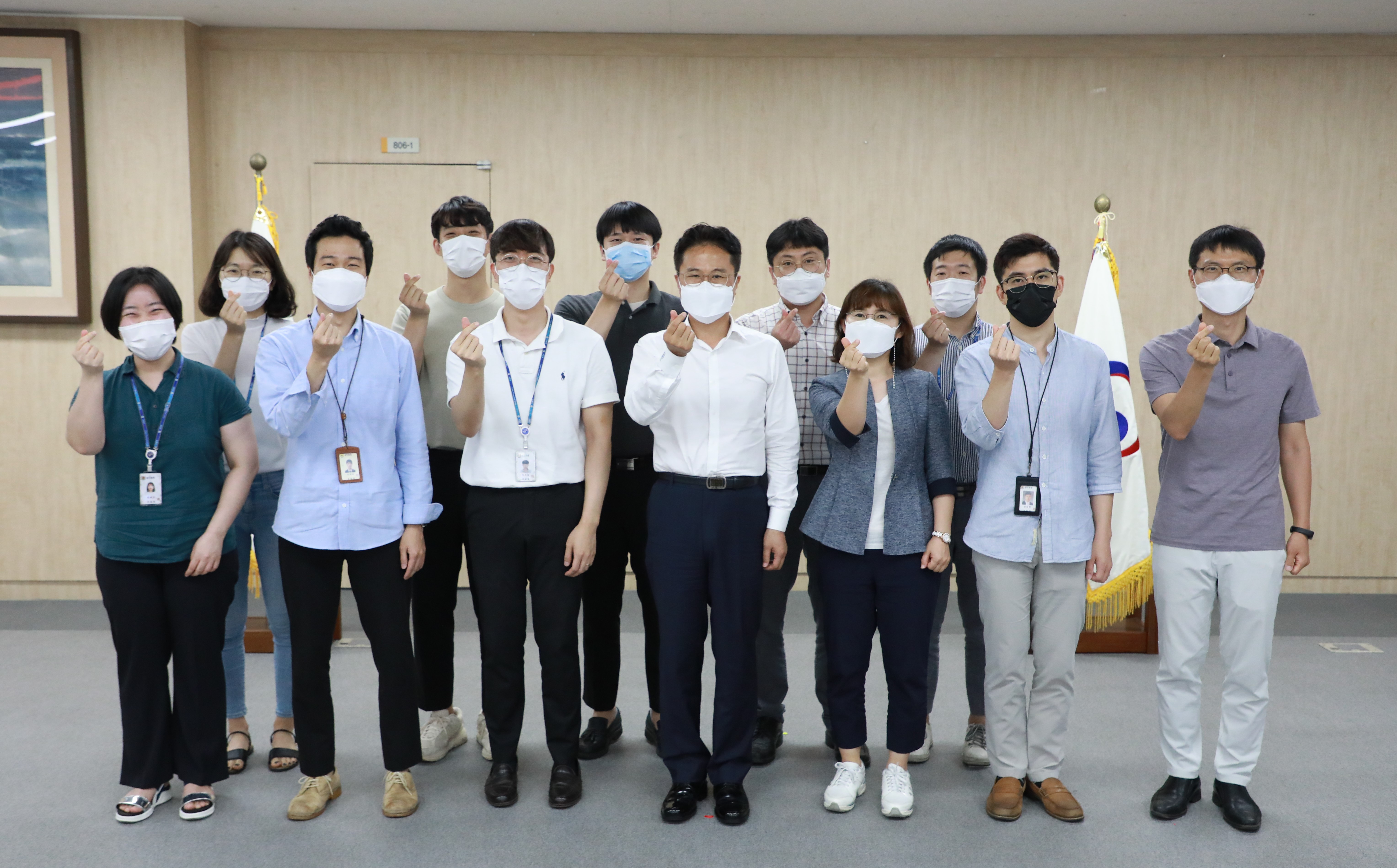 사진 3(청장과의 대화)