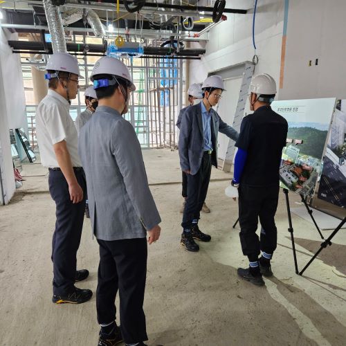 (사진1)우기점검 공사현장 방문(서울지방조달청)